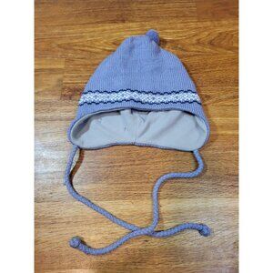 Merkley Headgear Wool Pattern Winter Beanie Hat Purple‎ Maroon Adult OSFM Canada